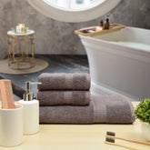 Trio 550 GSM Cotton Hand and Bath Towels Set of 3 - Rangoli